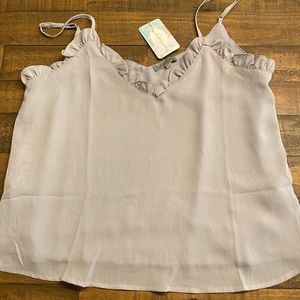 Light Grayish Purple Spaghetti Strap Tank NWT (L)